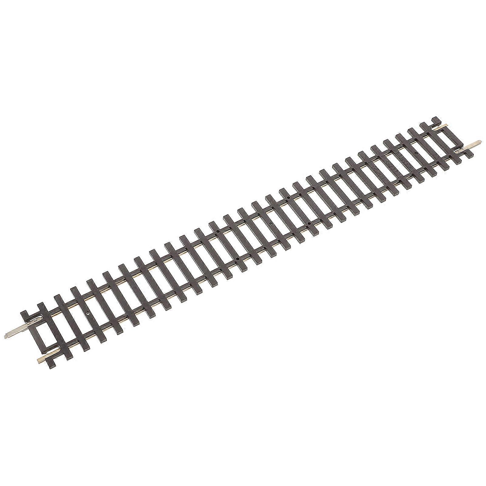 Miniature Railroad Tracks Model Building Material for DIY Projects Straight and Curved Tracks Plastic 1Set