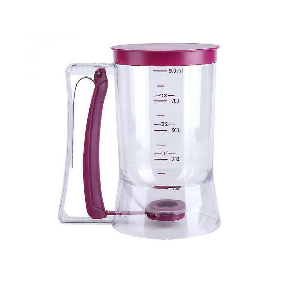 900 ml Pancake Dough Dispenser with Manual Cupcake Separator for Cupcakes, Waffles, Muffins, Crepes and Cakes