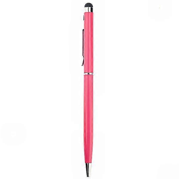 2-in-1 Universal Capacitive Touch Screen Stylus Pen & Ballpoint Pen for iPhone /iPad /Smartphone (Rosy)
