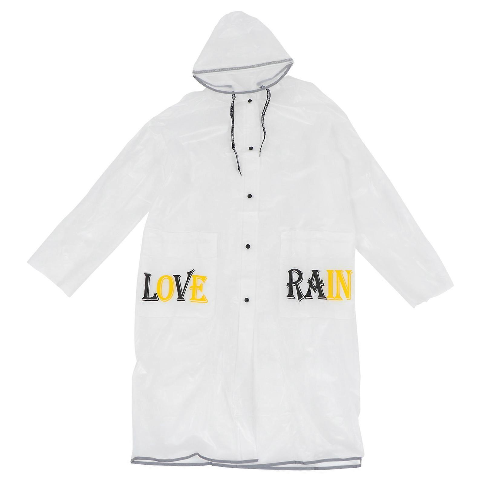 Unisex Windproof Raincoat Durable Tear Resistant Hoodie Design 1Set