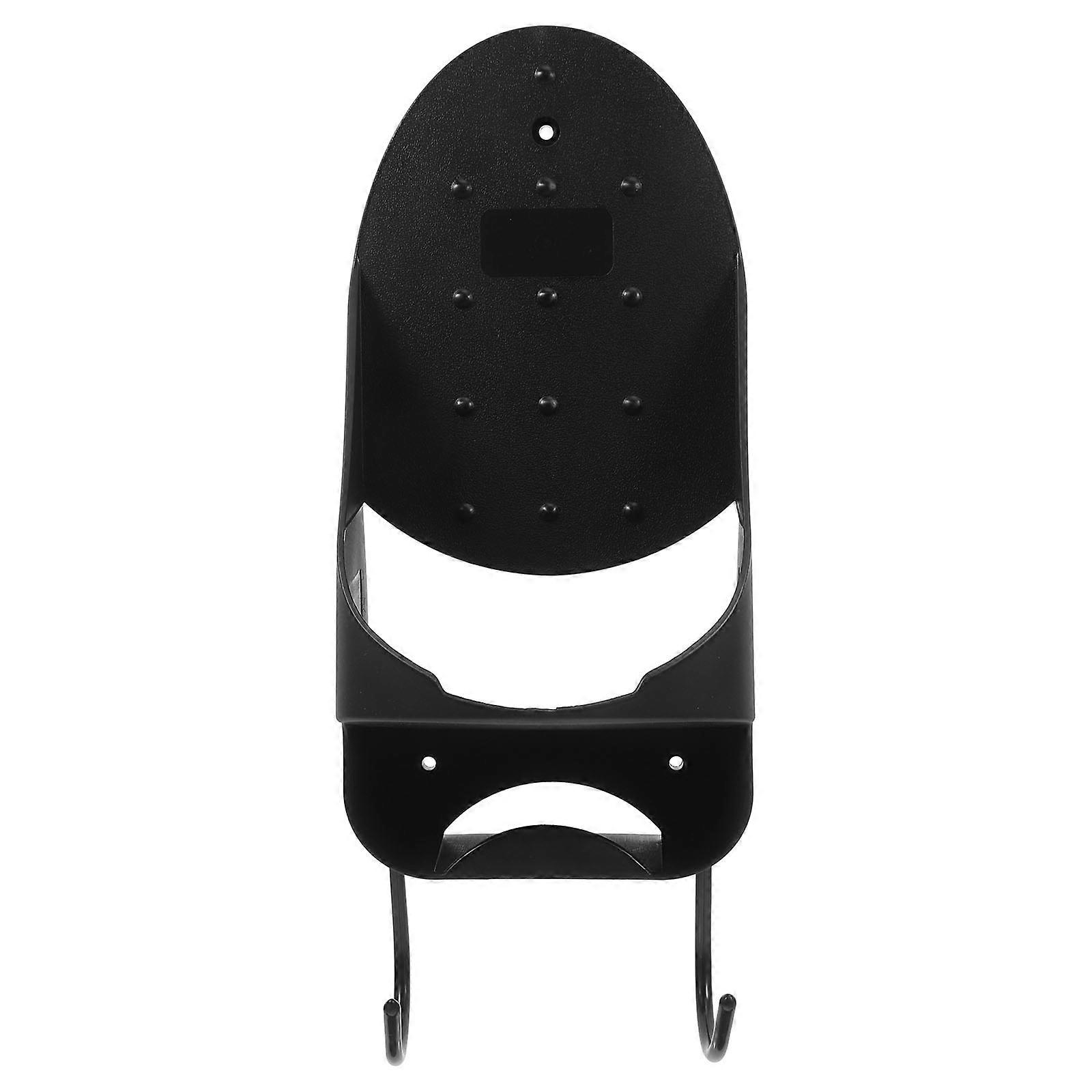 Wall Mount Electric Iron Holder Rack with Hooks, Space Saving Ironing Board Hanger for Bathroom and Laundry, Durable Modern Design
