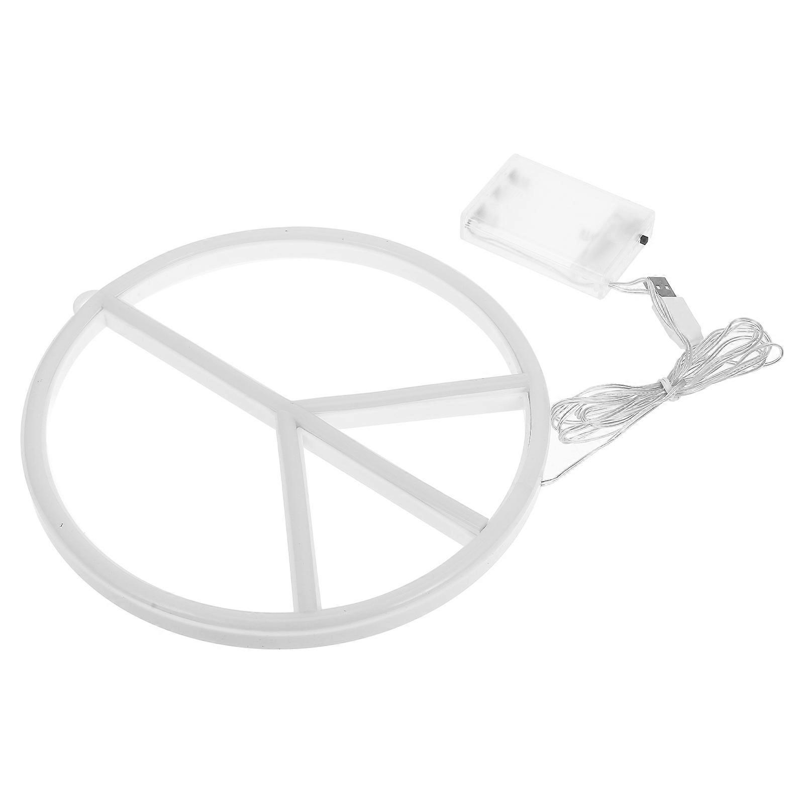 Welcome Neon Sign Neon Sign Light Modern Study Room Decor White 22.50X22.50X1.50CM Usb Powered 1Pcs