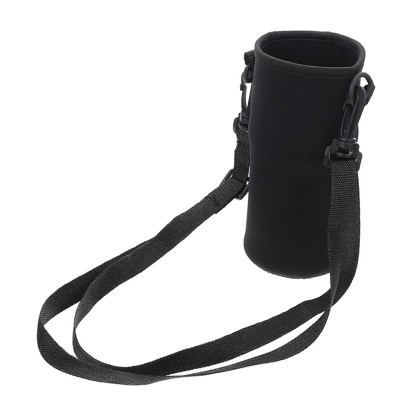 Insulated Neoprene Water Bottle Sleeve with Strap – Lightweight, Scratch Resistant Carrier Bag for Outdoor Activities, Fits Stainless Bottles