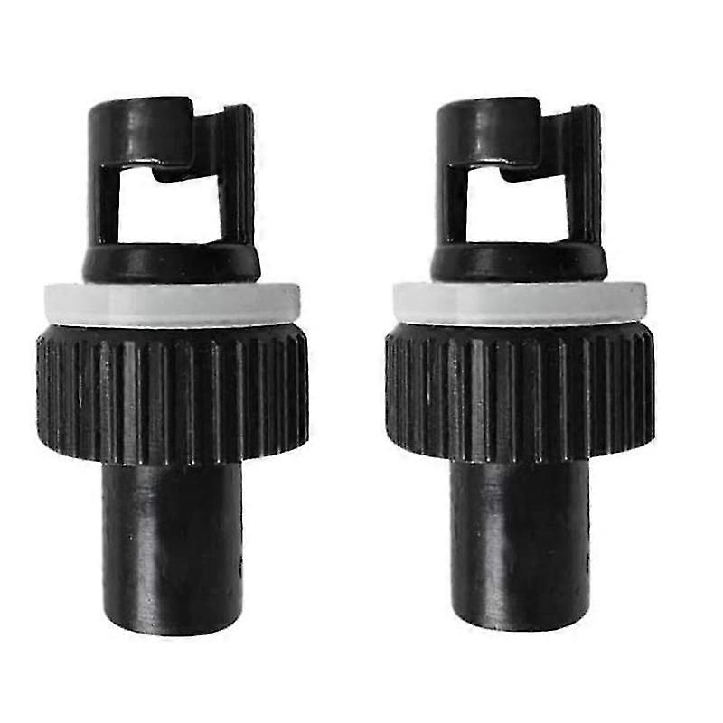 2 Pieces Inflatable Boat Kayak Valve Adapter Air Pump Hose Replacement H-R Valve Adapter for Boat K