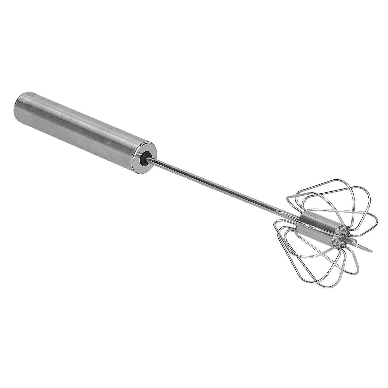 Stainless Steel Egg Whisk Hand Mixer 14 Inch with Ergonomic Handle, Versatile Kitchen Tool, Easy to Clean and Use