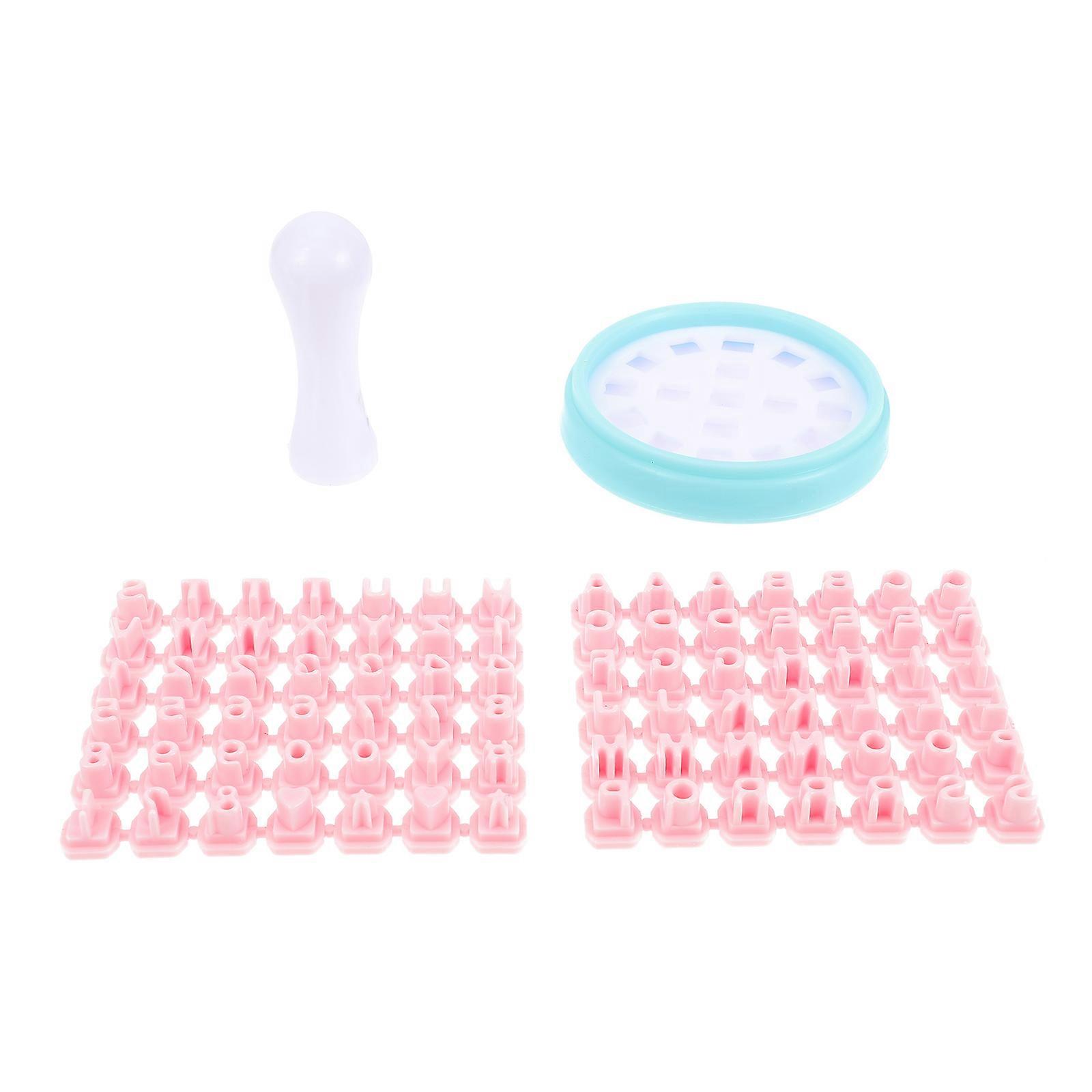 Baking Molds Letter Shaped Creative Design Pink For Professional Use Bakers 2 Molds