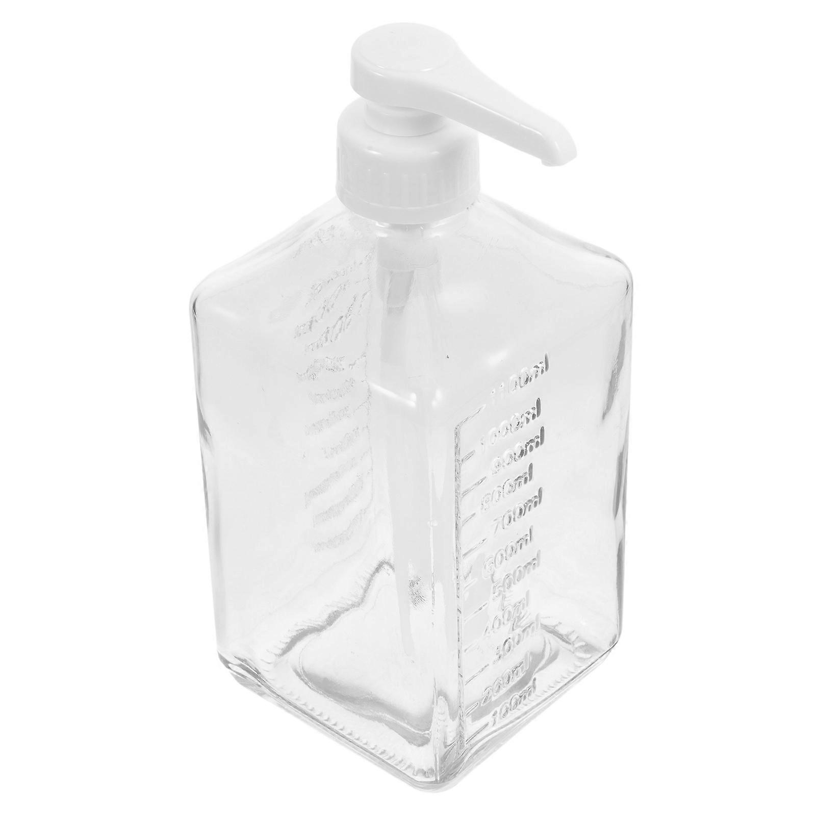 Syrup Dispenser Bottle Multi-Use For Supermarket Household Users Transparent Color 1Pcs