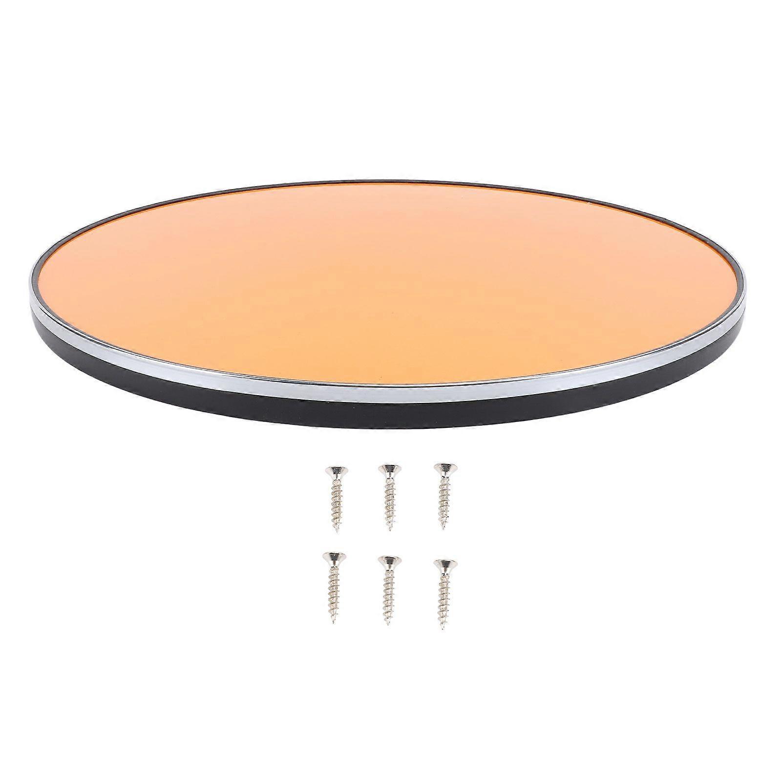 450mm RV Table Top Round Wooden Orange High Gloss Marine Tabletop for RV Yacht Truck Deck Patio MK96241
