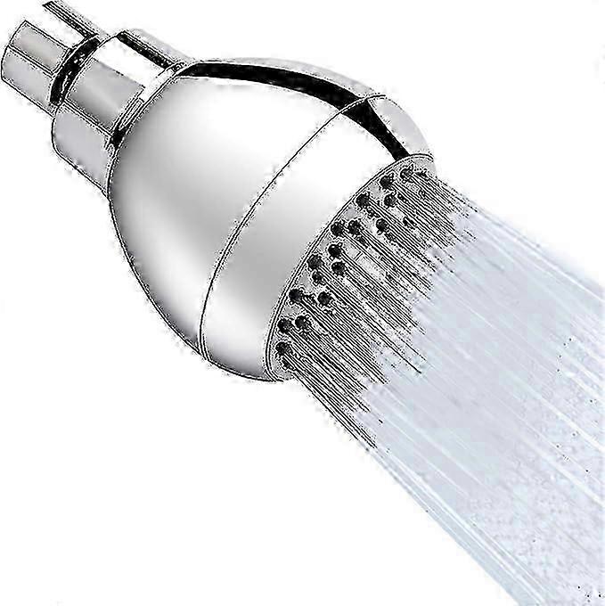 3" Premium Shower Head with Adjustable Swivel, Anti-Clog & Leak-Proof Design for Spa-Like Experience (Chrome Finish)