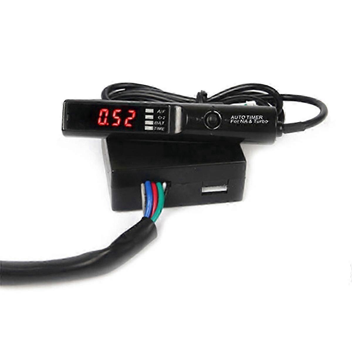 12V Turbo for Universal Car Auto LED Digital Display Red