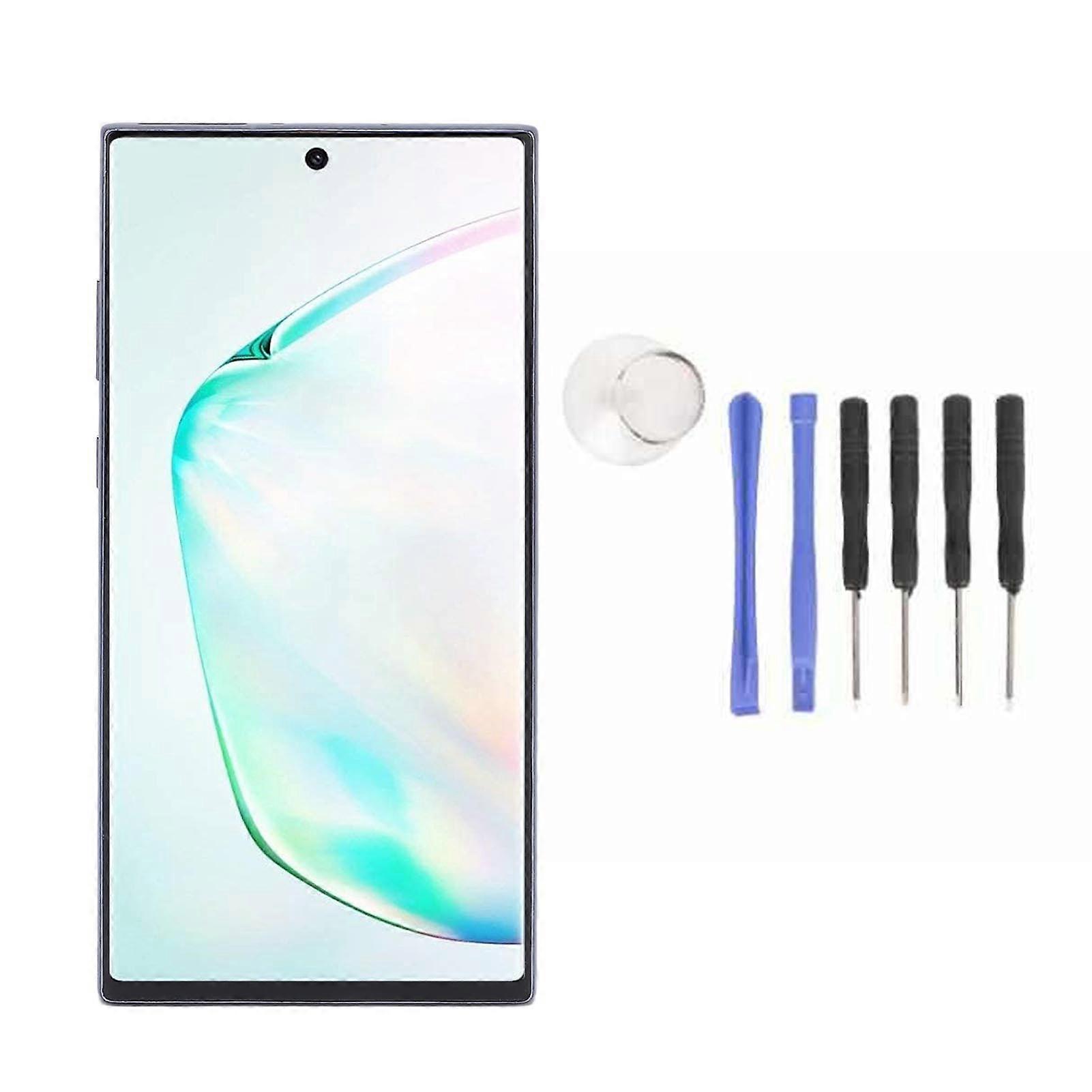 Galaxy Note 10 Plus 6.8" Screen Replacement with Frame & Repair Tools - Black