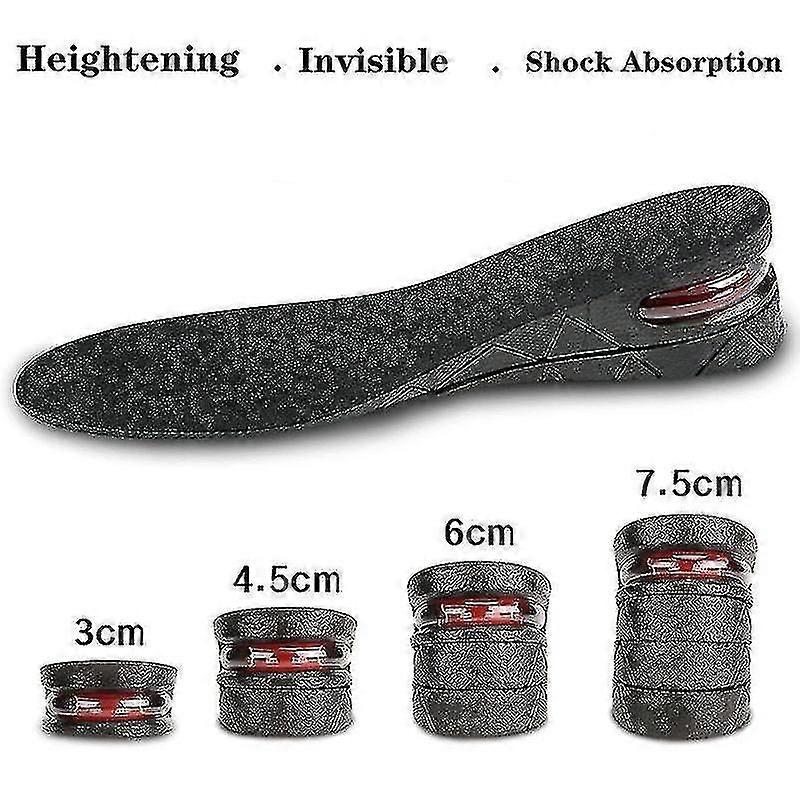 Invisible Insole For Heightening, From 3 Cm To 7.5 Cm, Heightening Pad, Adjustable-yuhao