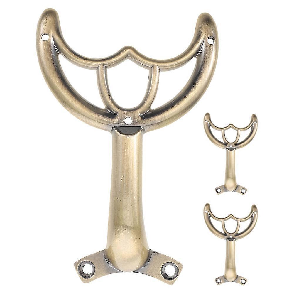 Ceiling Fan Arm Bracket Replacement Metal Parts for Home Use Light Brown 17.00X11.00X4.50CM Balance Maintenance 3Pcs