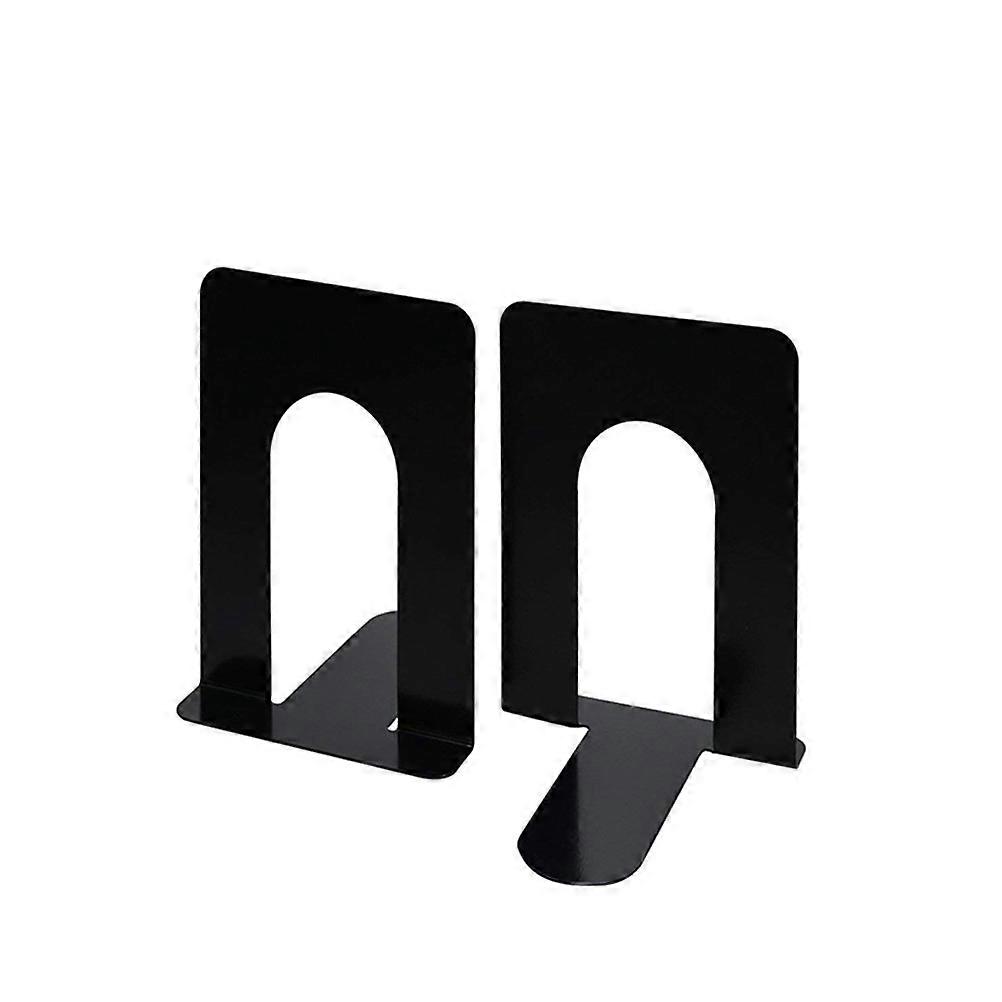 Book Support Stand Heavy Duty Black Slip Resistant Design for Organizing Books Magazines on Shelves