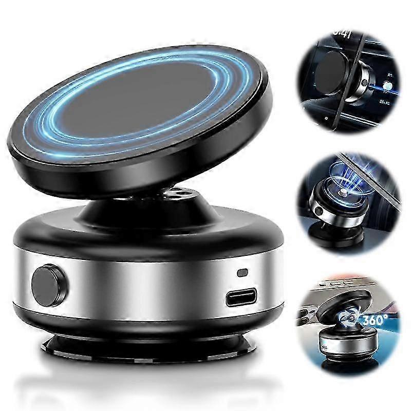 360�� Adjustable Magnetic Phone Holder with Suction Cup for Car, Compatible with Certain Brands