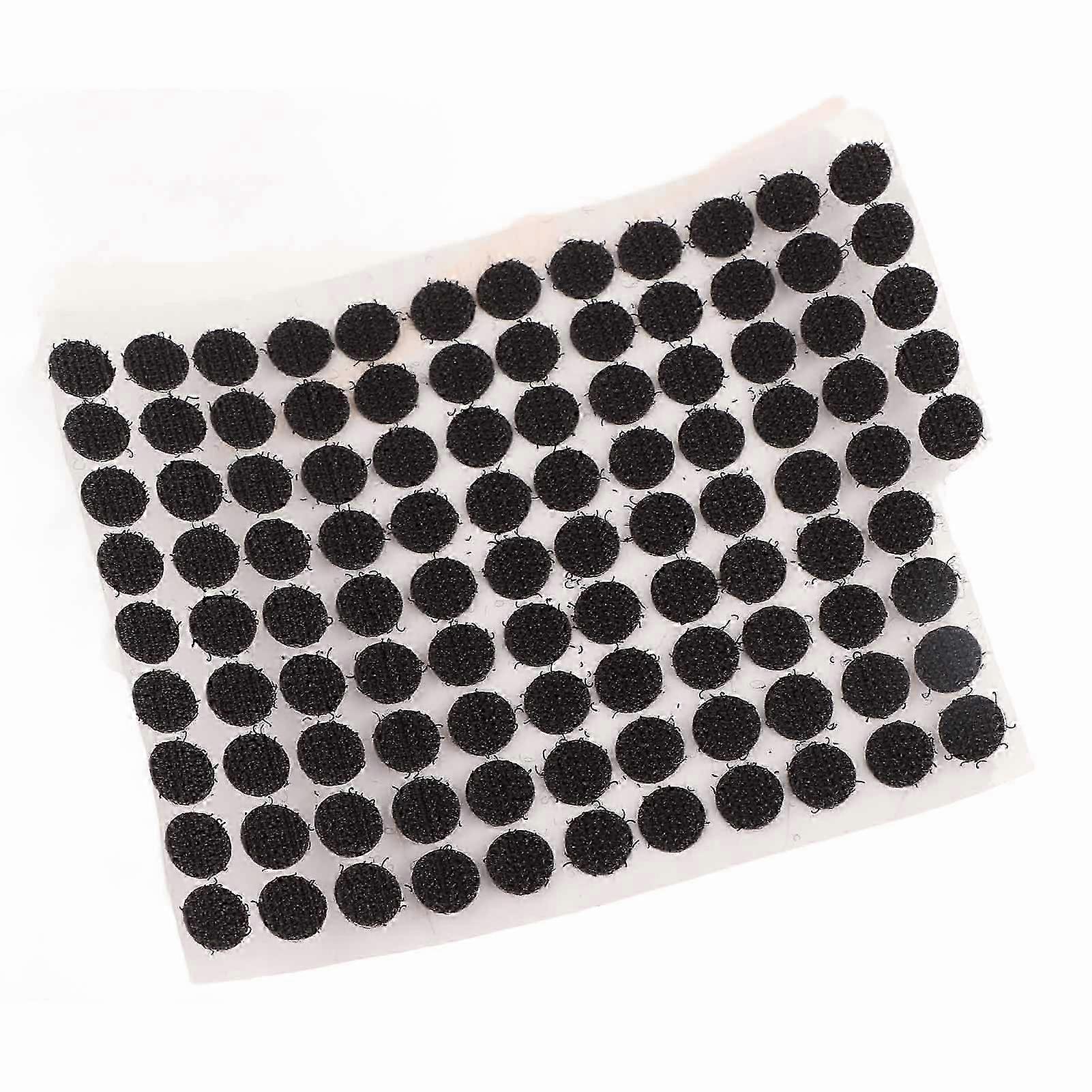 100PCS Waterproof Adhesive Hook and Loop Dots Sticky Back Coins