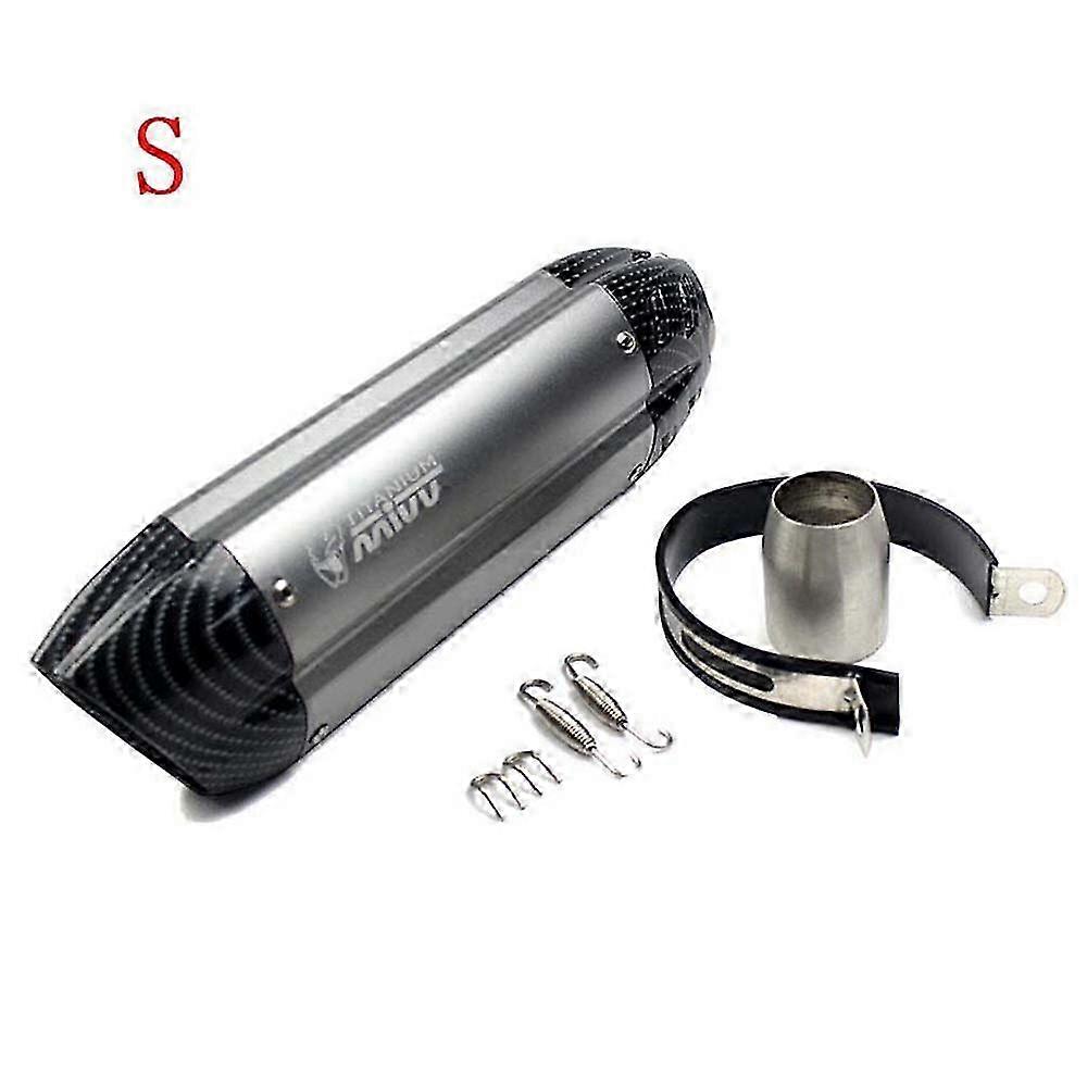 Universal Motorcycle Exhaust Muffler Pipe Silencer for Compatible Brand Models