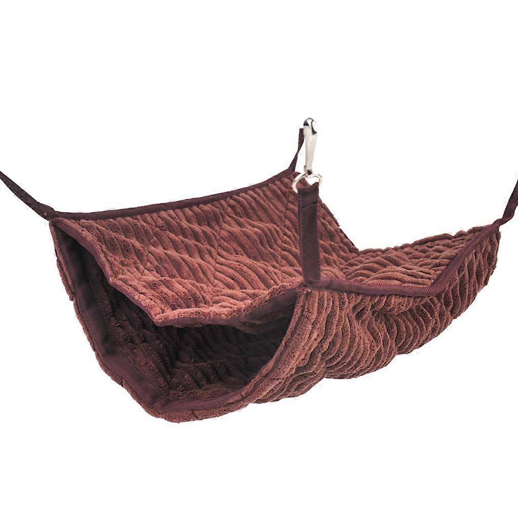 Small Pet Cage Hammock Double-Layer Hanging Swing Bed For Rats And Hamsters, Warm Play And Sleep Mat