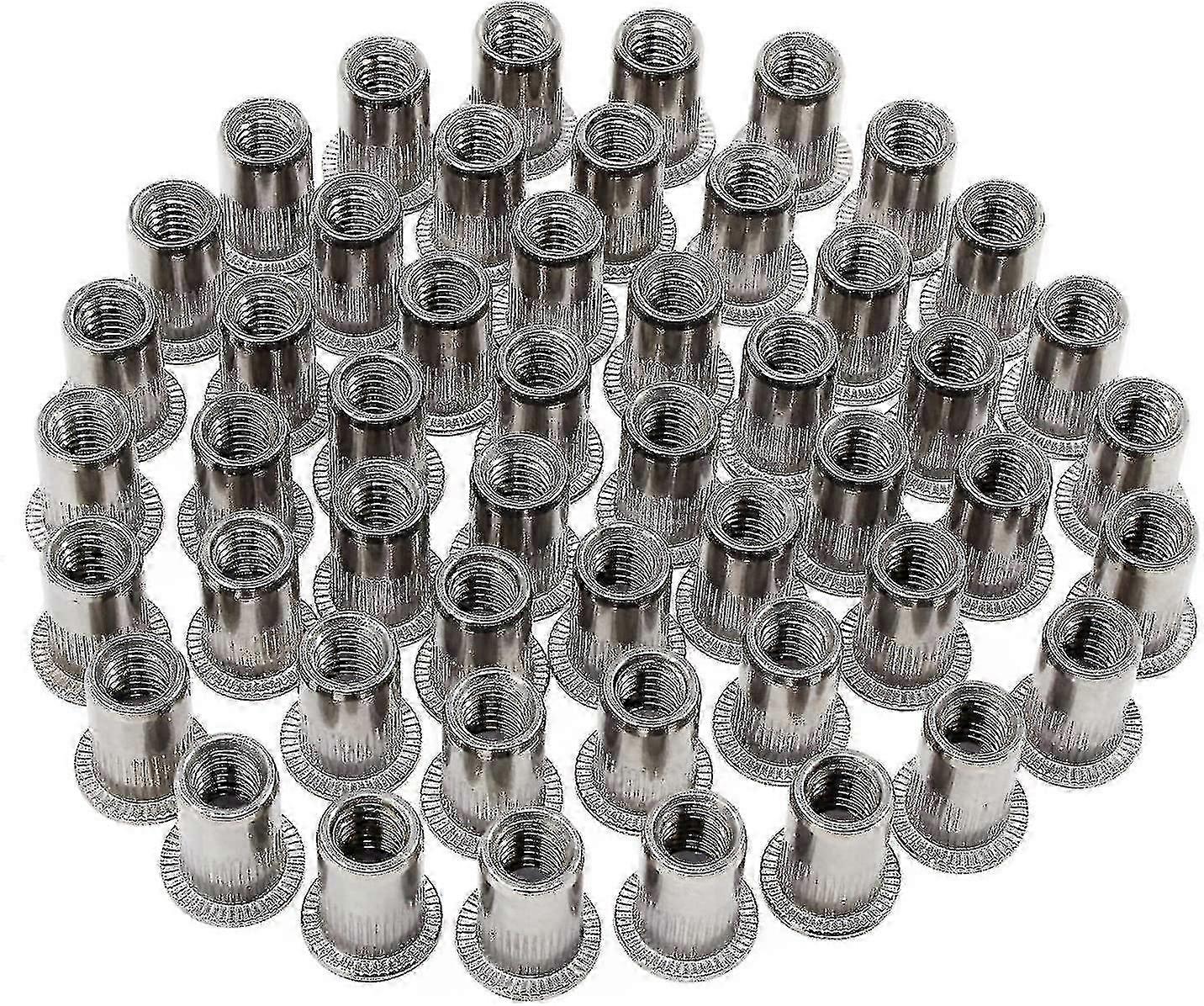 50 Pack, M6 Type Stainless Steel Rivet Nut������ĳƷ��