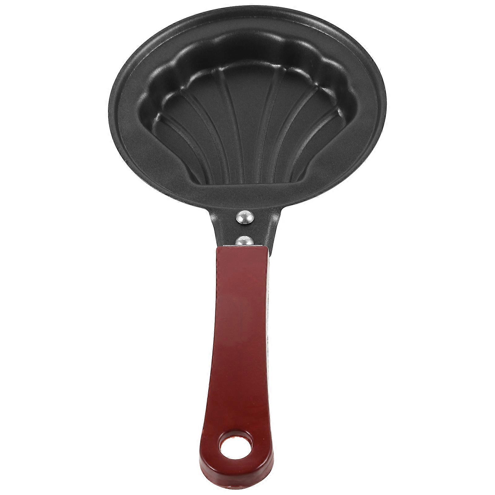 Nonstick Pan Small Cooking Pan Seashell Shaped For Travel 1Pack