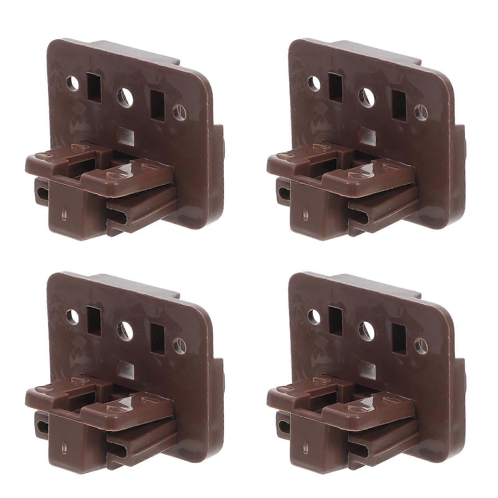 4 Guides, Durable Plastic Glides for Smooth Cabinet, Dresser & Drawer Movement – Easy Installation & Sturdy Design