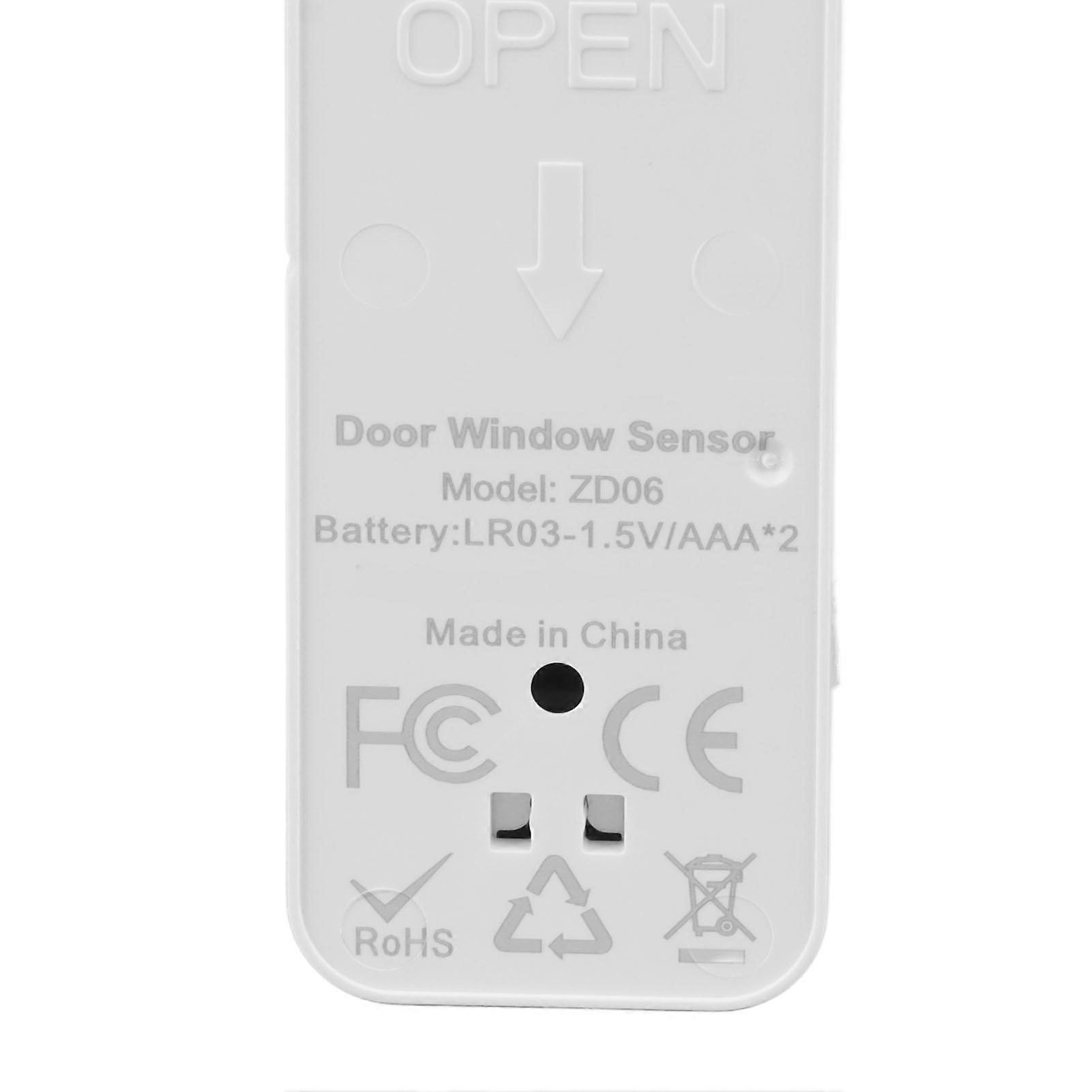 WiFi Door Window Sensor Real Time Alarm Magnetic Door Open Detector for Tuya Home System