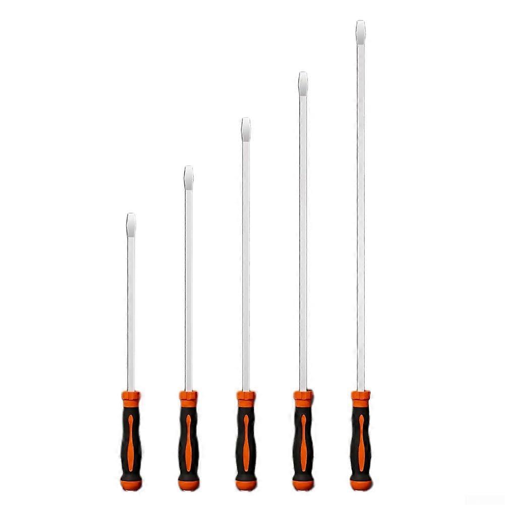 Robuster, larger, flat screwdriver with knockable tail and comfortable, nonslip grip (38.1 cm) 15 inches