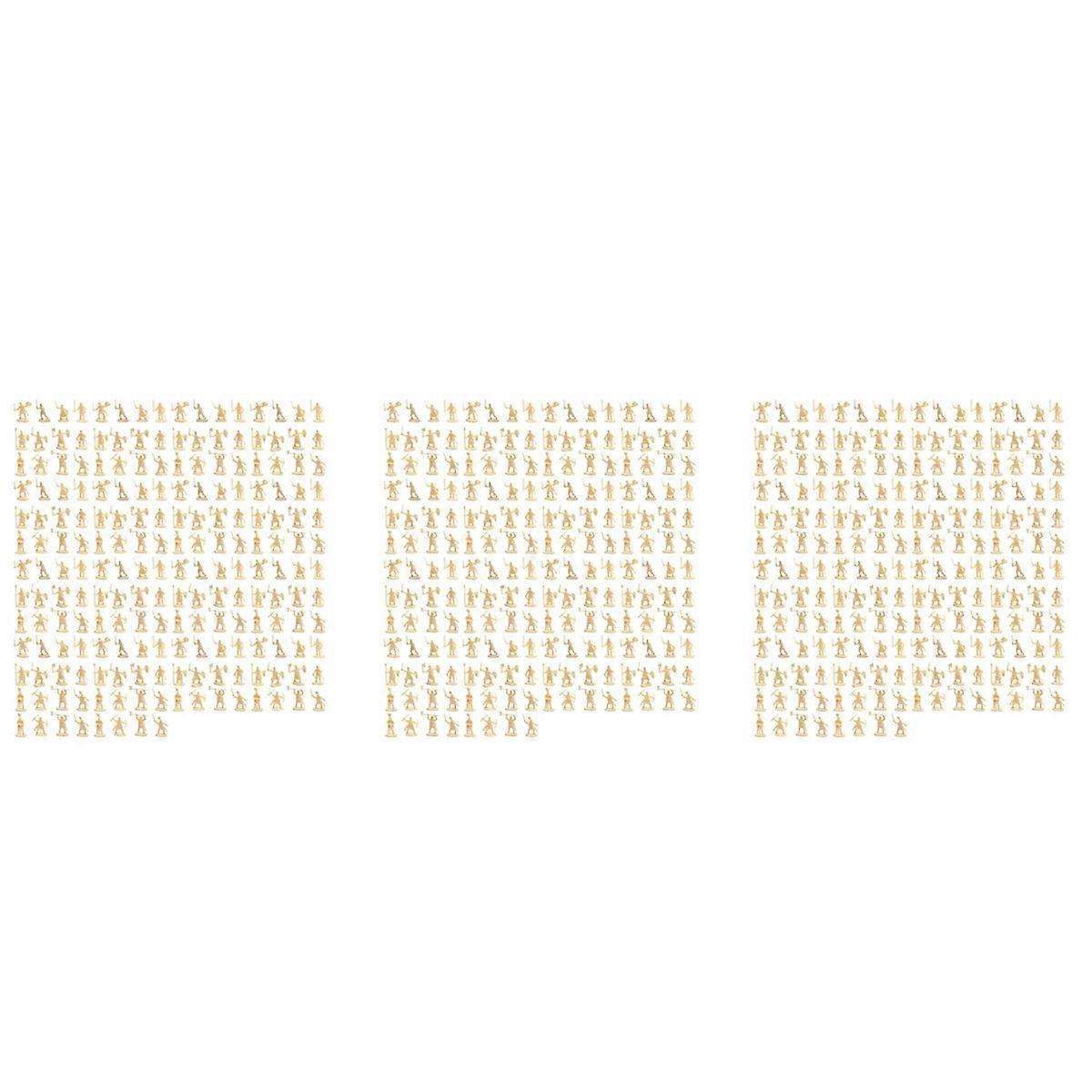 1:72 200/Set Plastic Ancient Figures Toy Yellow