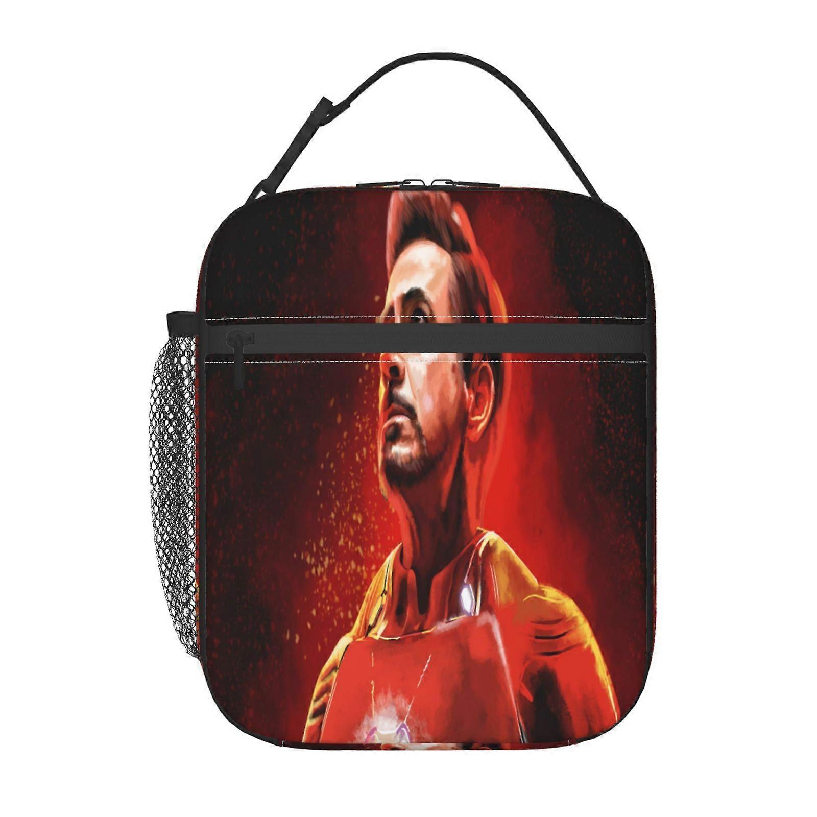 k953 Robert Downey Jr Lunch Bag with Integrated Bluetooth Speaker, Enjoy Music During Picnics & Lunch Breaks h953