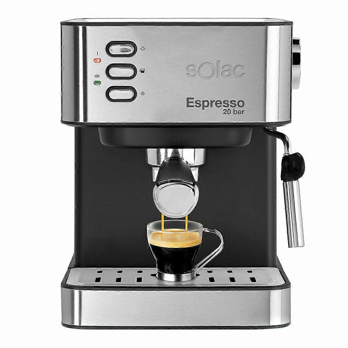 Cafetera Express Solac CE4481 Acero Negro 850 W