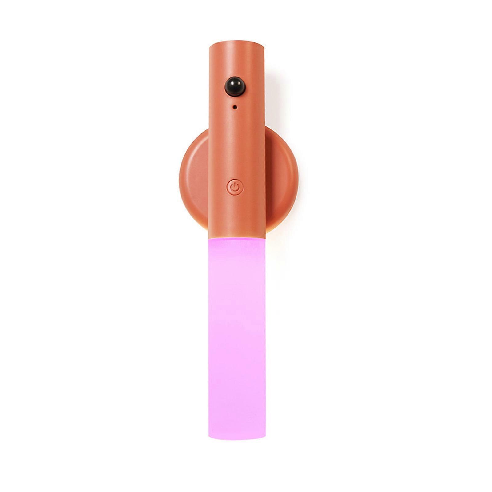 Rechargeable Night Light with Motion Sensing Plastic Texture Magnetic LED Stair Light Suitable for Hallway and Staircase Multicolor