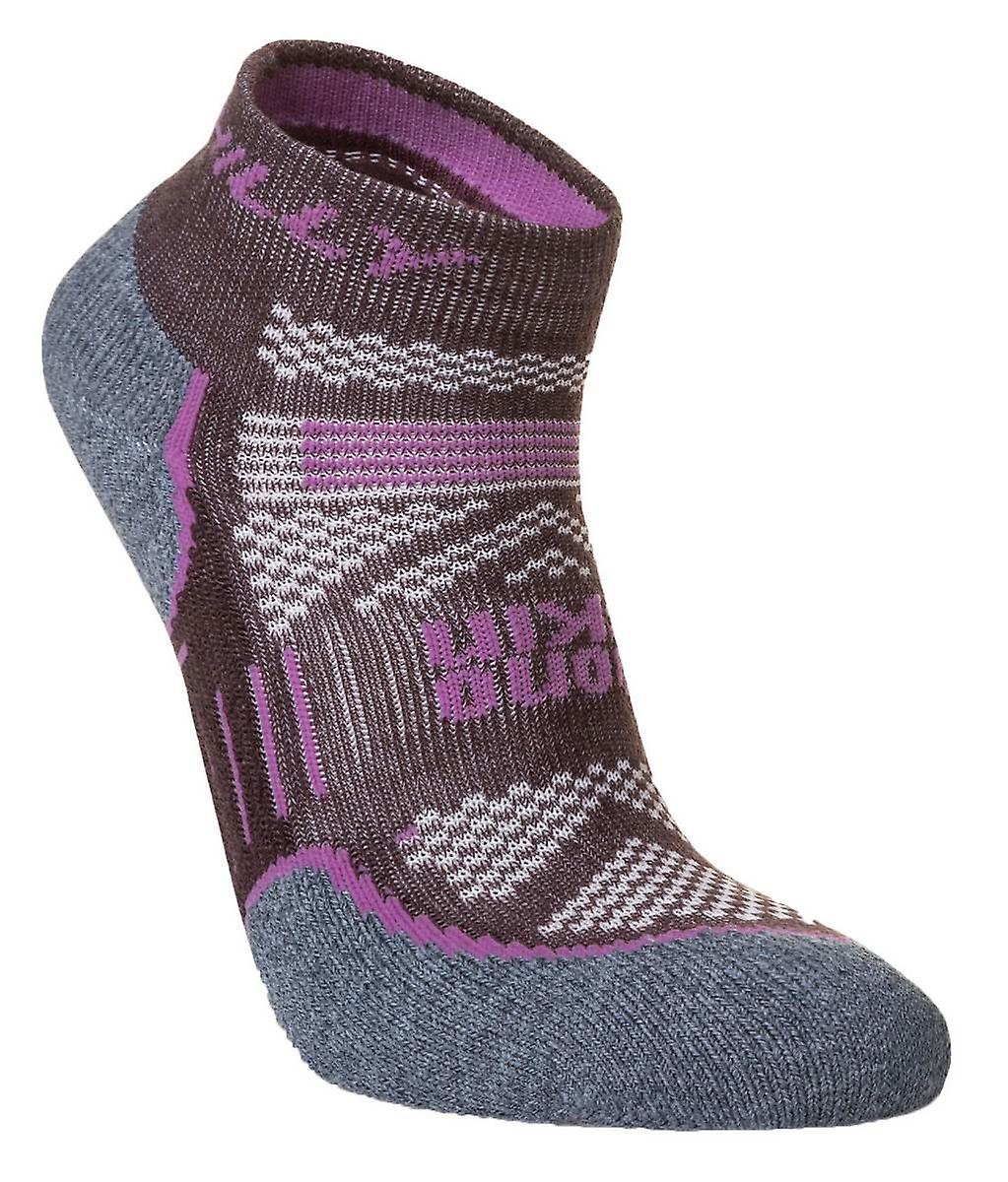 Hilly Supreme Quarter Max Socks - Cocoa/Heather