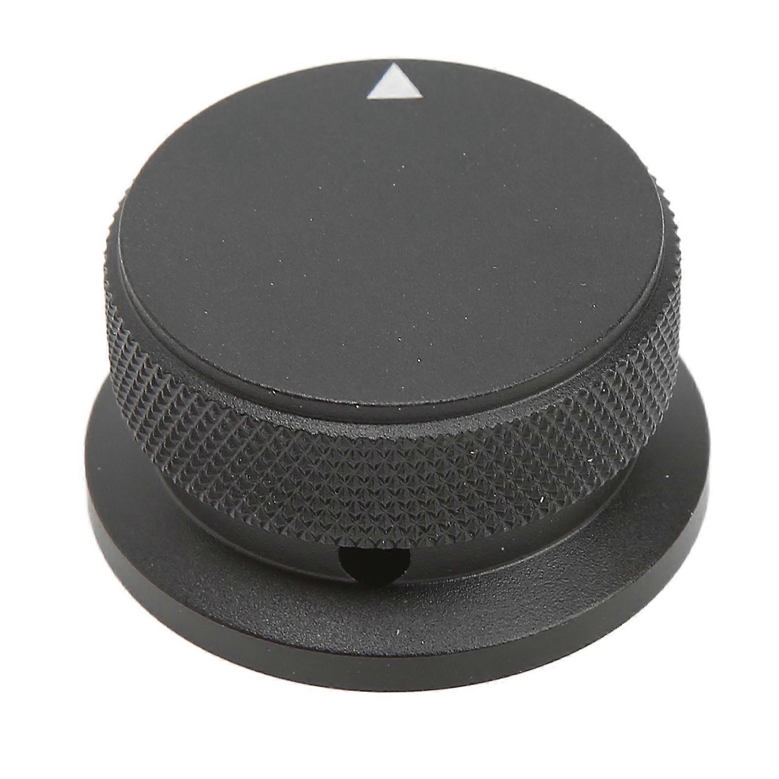 Black Guitar Knob Set with Wrench Hat Appearance Robust Drop Proof Guitar Control Knob Kit 