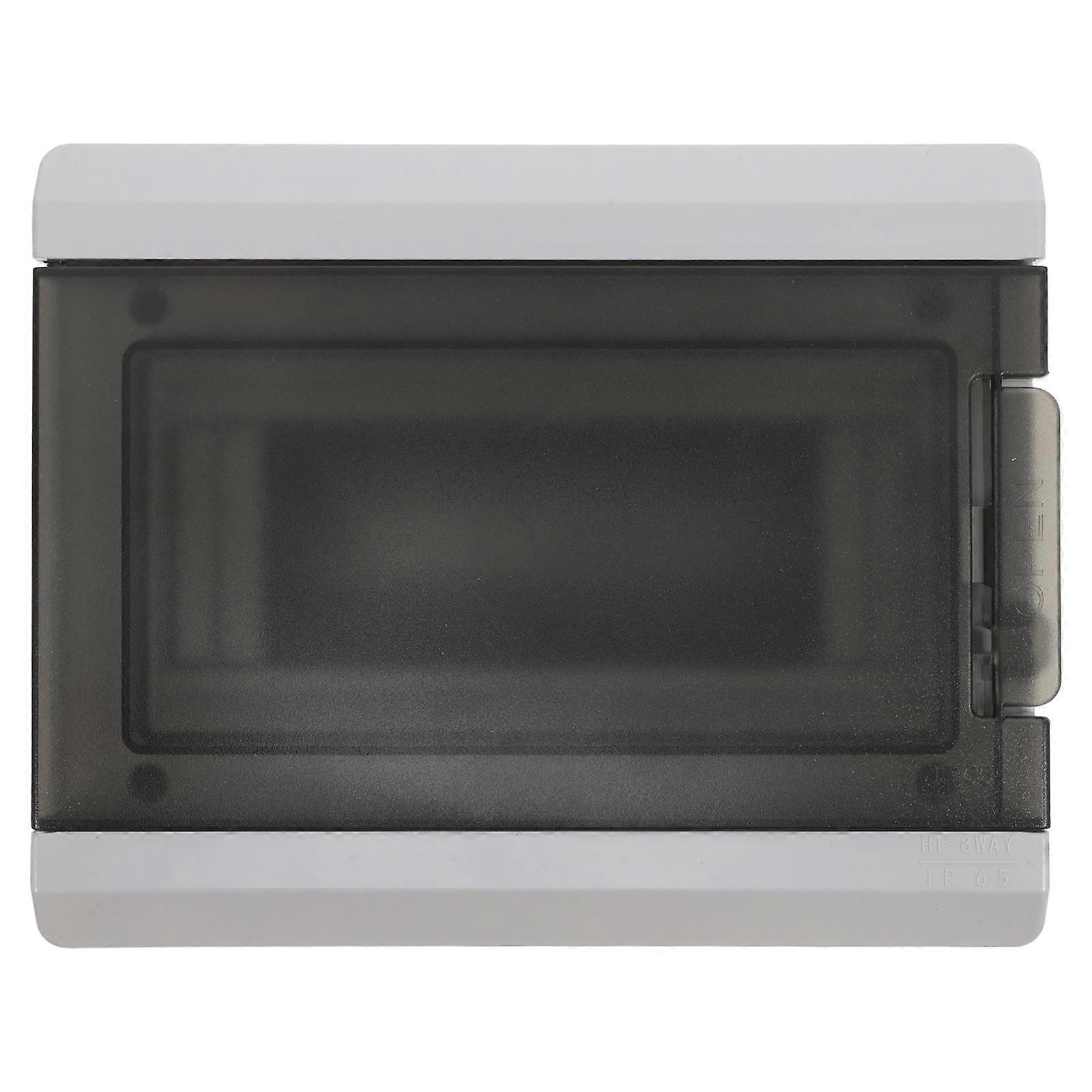 It seems like you're looking for information about a **lockable distribution box with circuit protection** suitable for both **indoor and outdoor