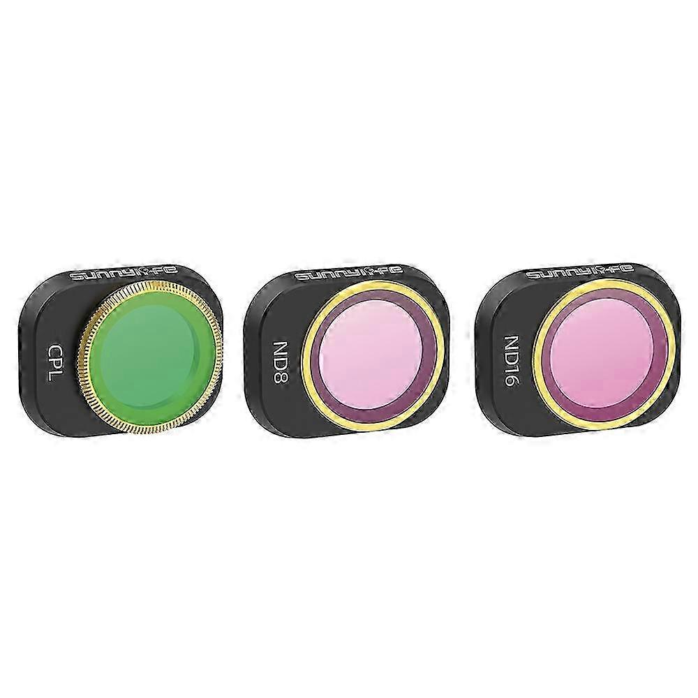 3PCS Optical Glass Lens Filters Set for DJI Mini 4 Pro CPL+ND8+ND16, Compatible with Certain Brand Models, RC Accessory