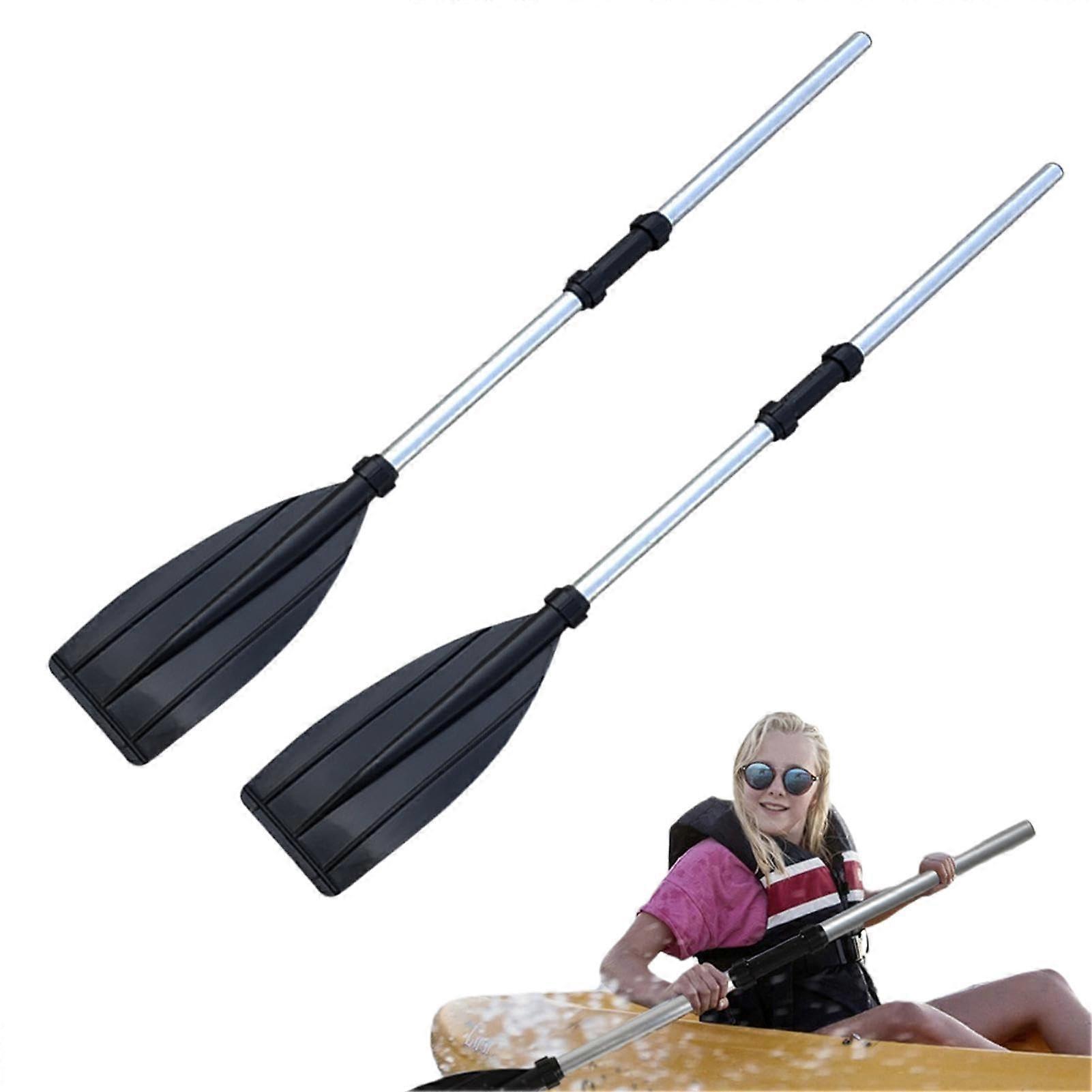 Bootsruder – Canoe Paddle Kayak Paddle Made of Aluminum Alloy, 2 Pieces
