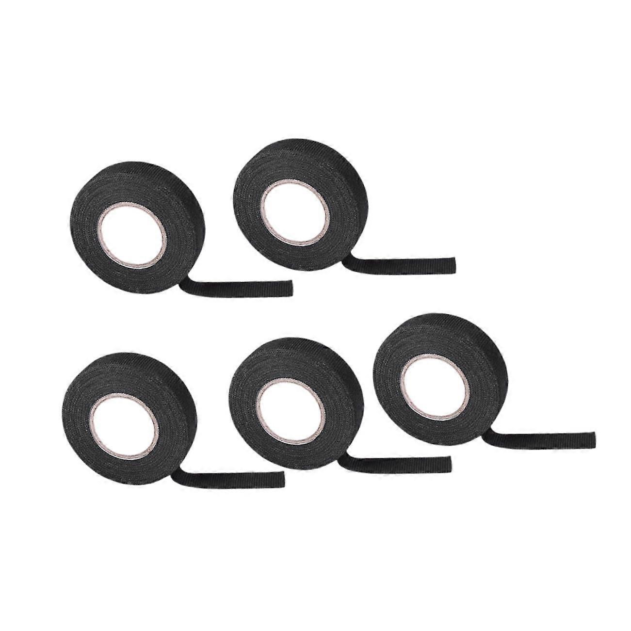 5part automotive wiring harness tape, insulating strips, temperature tape, heatresistant tape, black