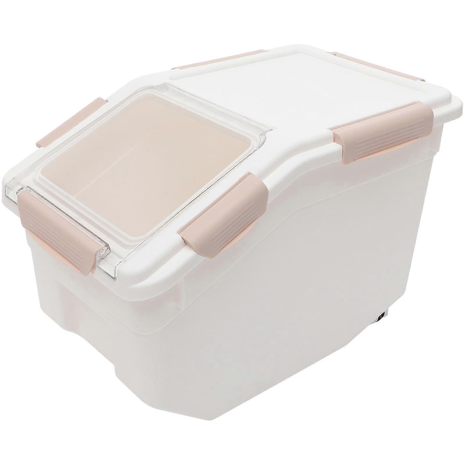 Sealing Rice Bin 1Pc Food Grade Safe Material Rice Bucket -Proof Storage for Kitchen Miscellaneous Grain Rice
