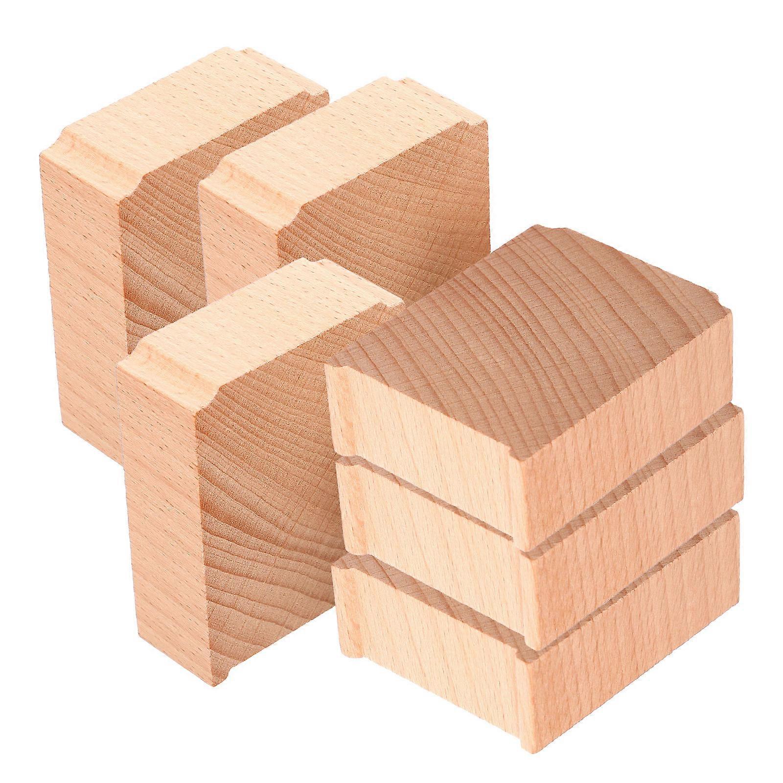 Wooden Train Track Bridge Supports for Model Railways – 6pcs Set for Stable Elevated Layouts and Track Accessories