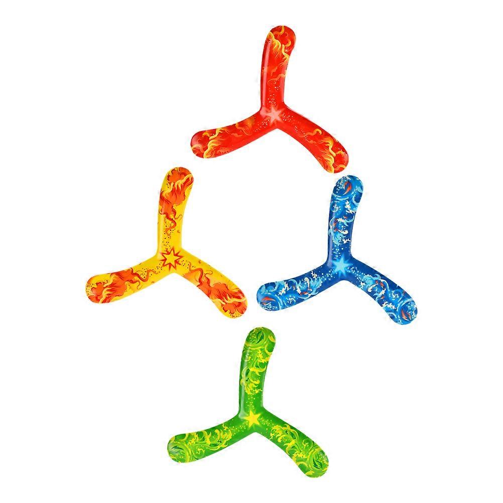 Outdoor Toys 4 Pcs Assorted Color Flying Disc Toy For Kids Perfect For Camping And Entertainment