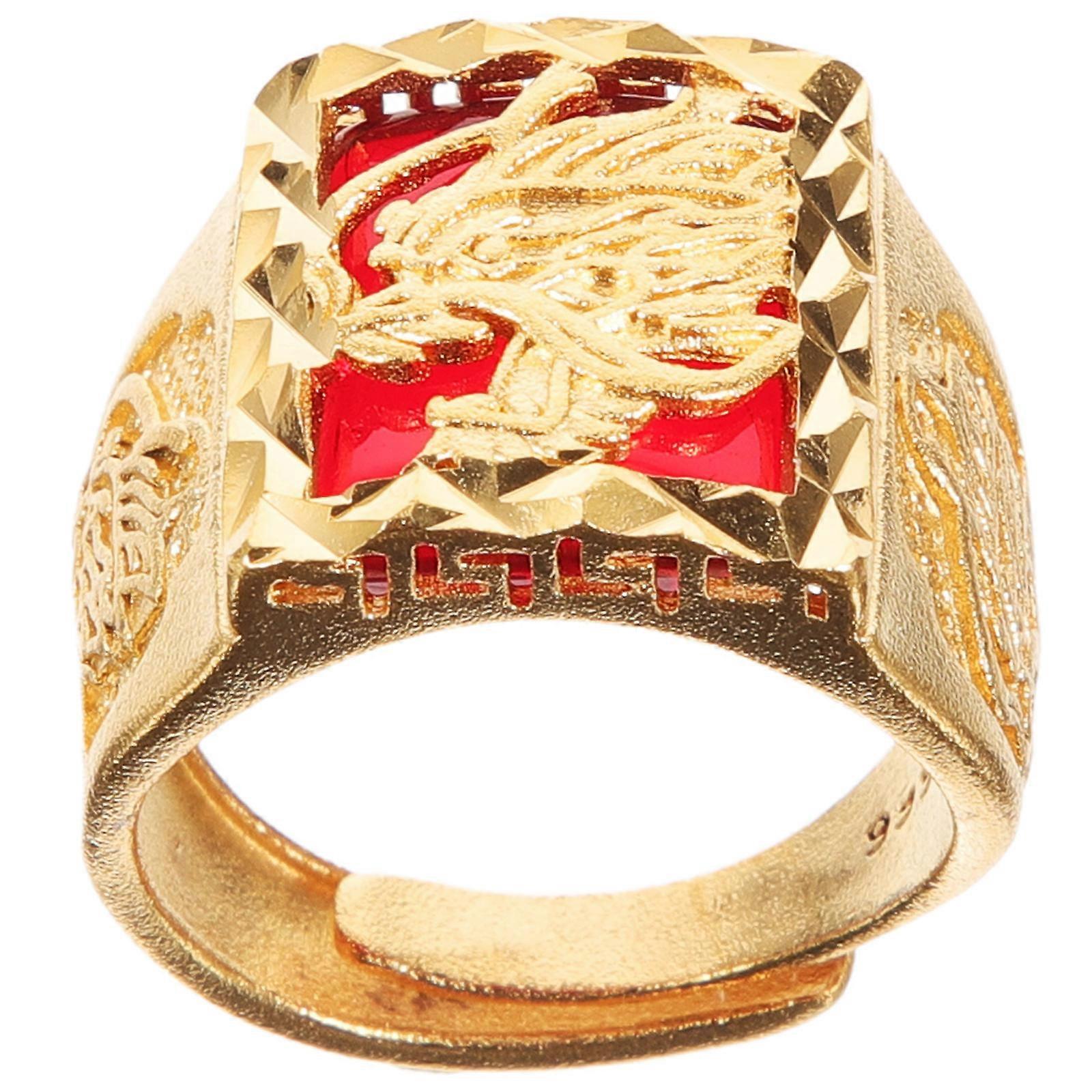 Retro National Wind Dragon Ring For Men Club And Theme Party Wear ...