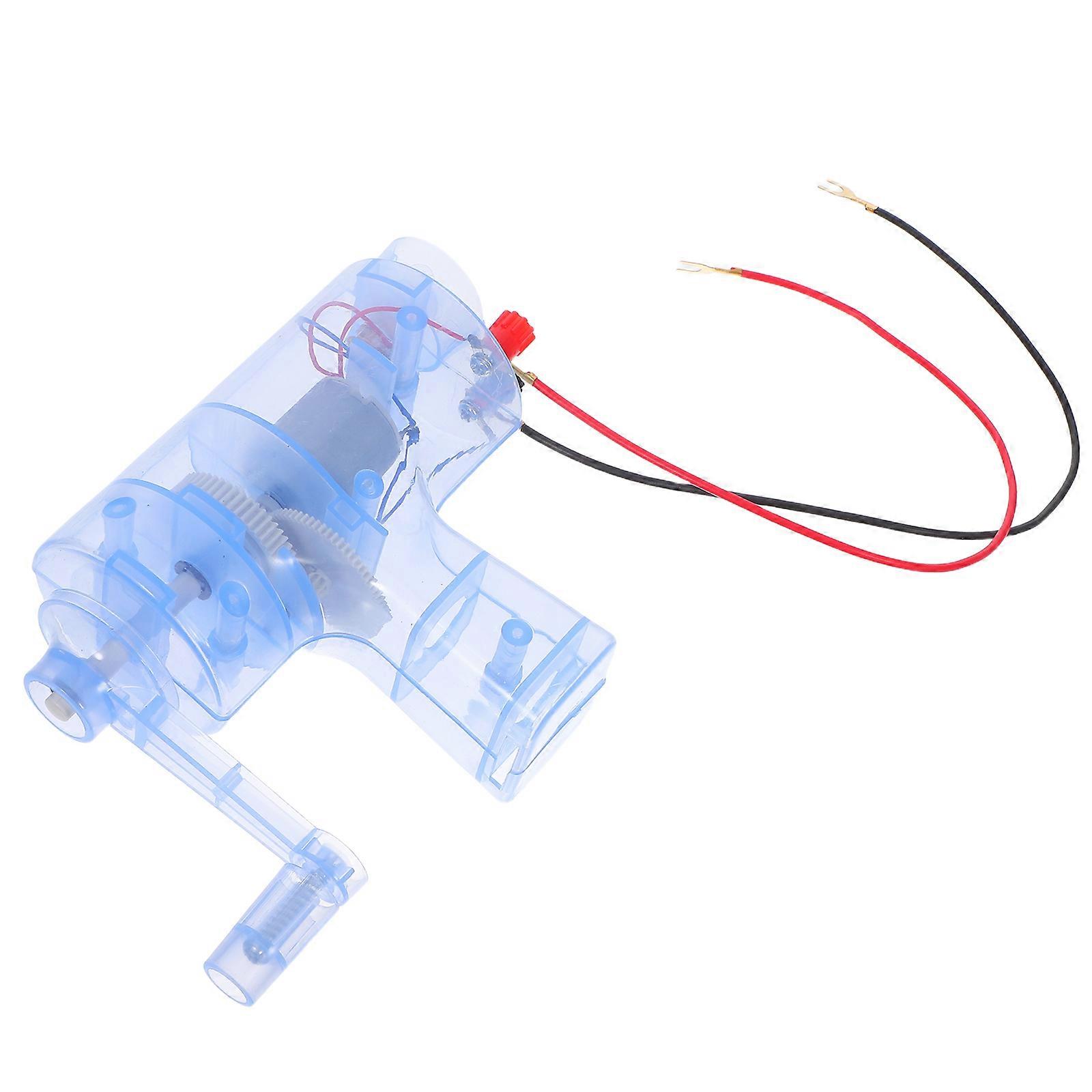 Hand Crank Generator Science Kit for Students – Durable Physics Experiment Equipment for Mechanical to Electrical Energy Conversion, STEM Educational