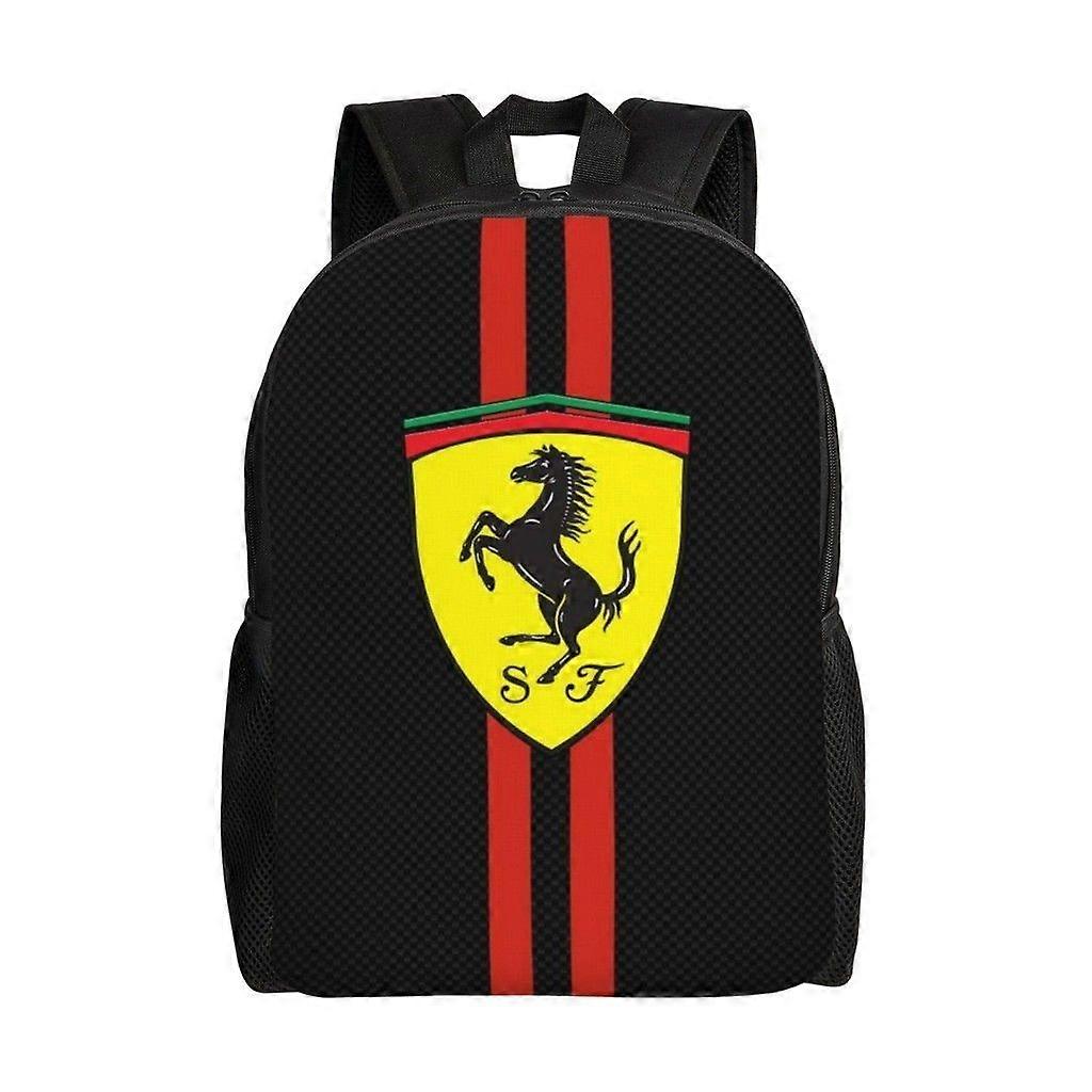 FERRARI用途の広いバックパックウォッシャブルカジュアルスタイルスクール学生バックパックトレンディオックスフォードクロスコンピューターバッグユニセックス-hjka2552