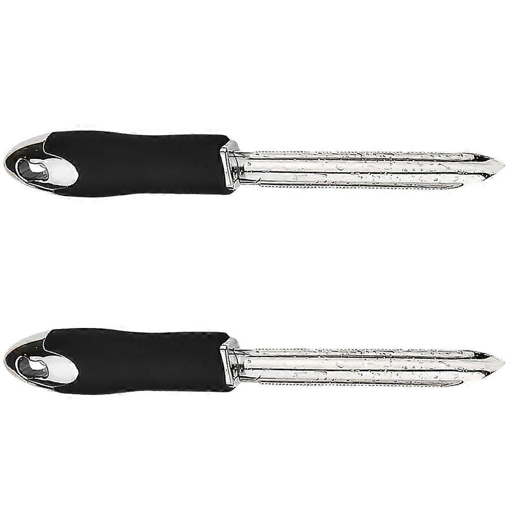 Practical Chili Core Remover with Unique Toothed Design for Easy Pepper Pulp and Seed Removal 2pcs