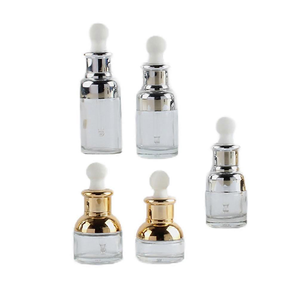 Fragrance Containers Elegant Perfume Holder Perfume Sub Packing Bottles Women Travel Storage for Essential Oils 5Pcs