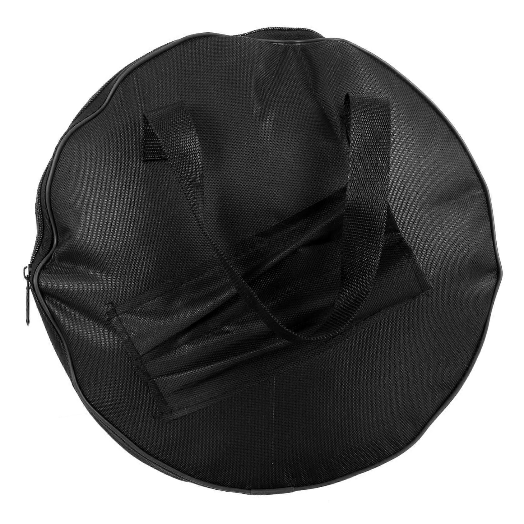 Oxford Cloth Silent Drum Bag with Zipper Portable Storage Case for Practice Pads and Percussion Instruments Lightweight for Musicians and Students