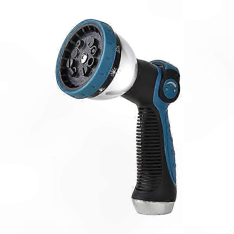 10-Mode Thumb-Control Garden Sprayer with High-Pressure Nozzle (Blue)
