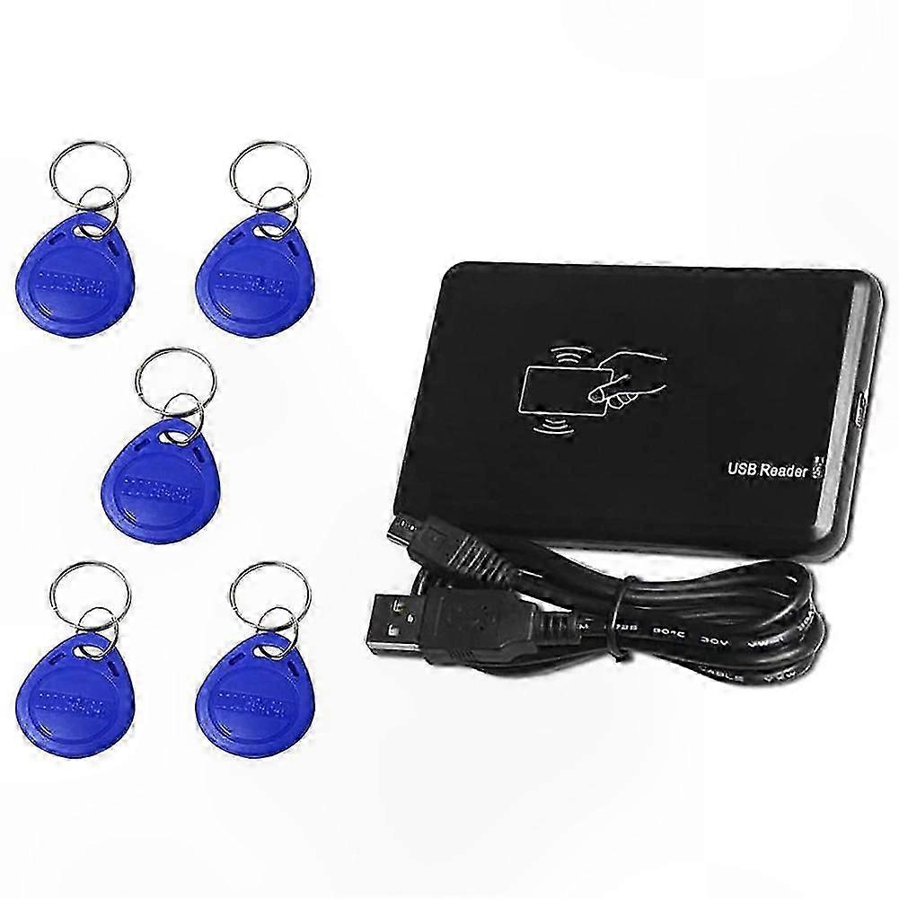 Contactless EM4100 RFID Reader for ID Cards and USB Connectivity