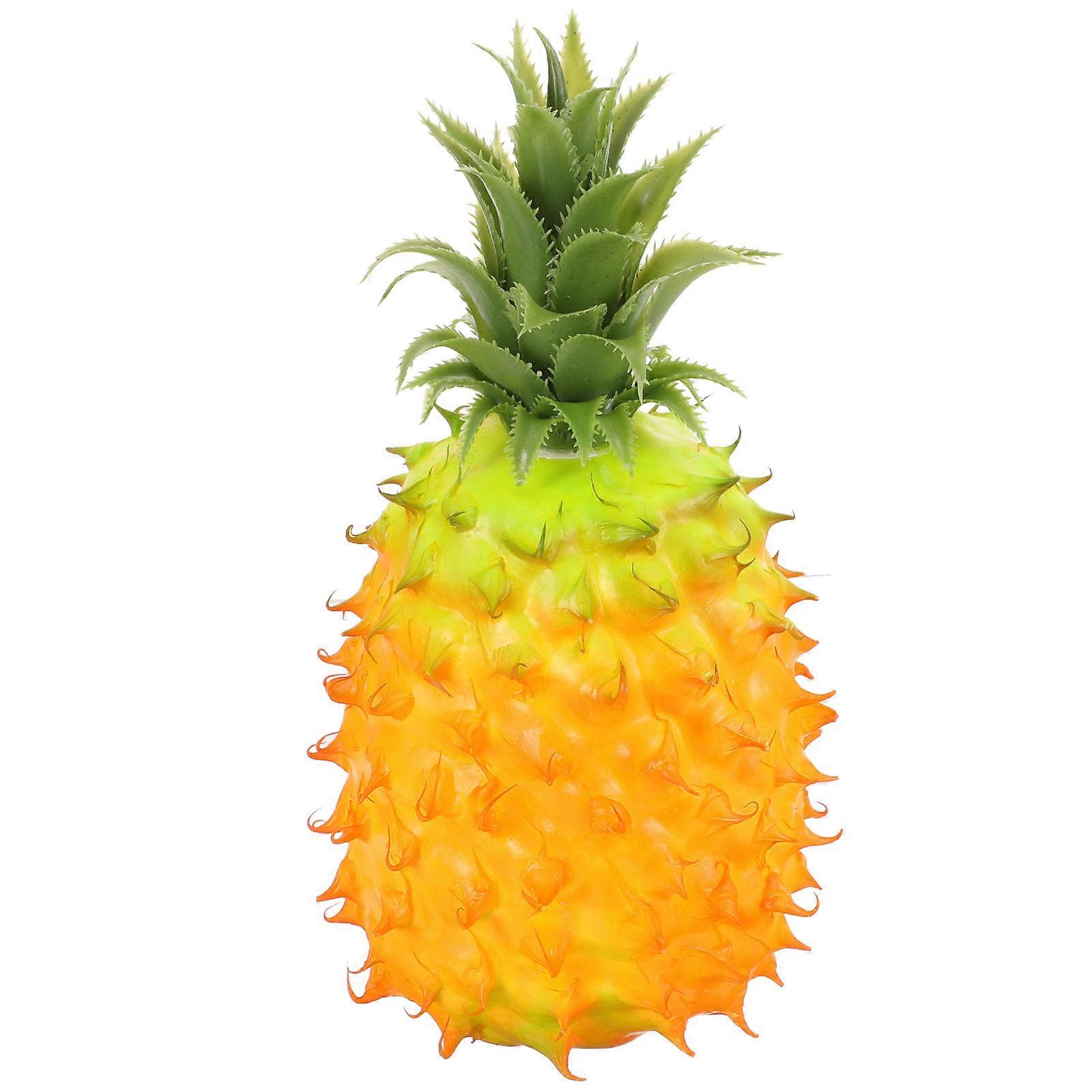 Pineapple Model Realistic Design Decoration Simulated Fruit 30x15x15cm 1Pcs