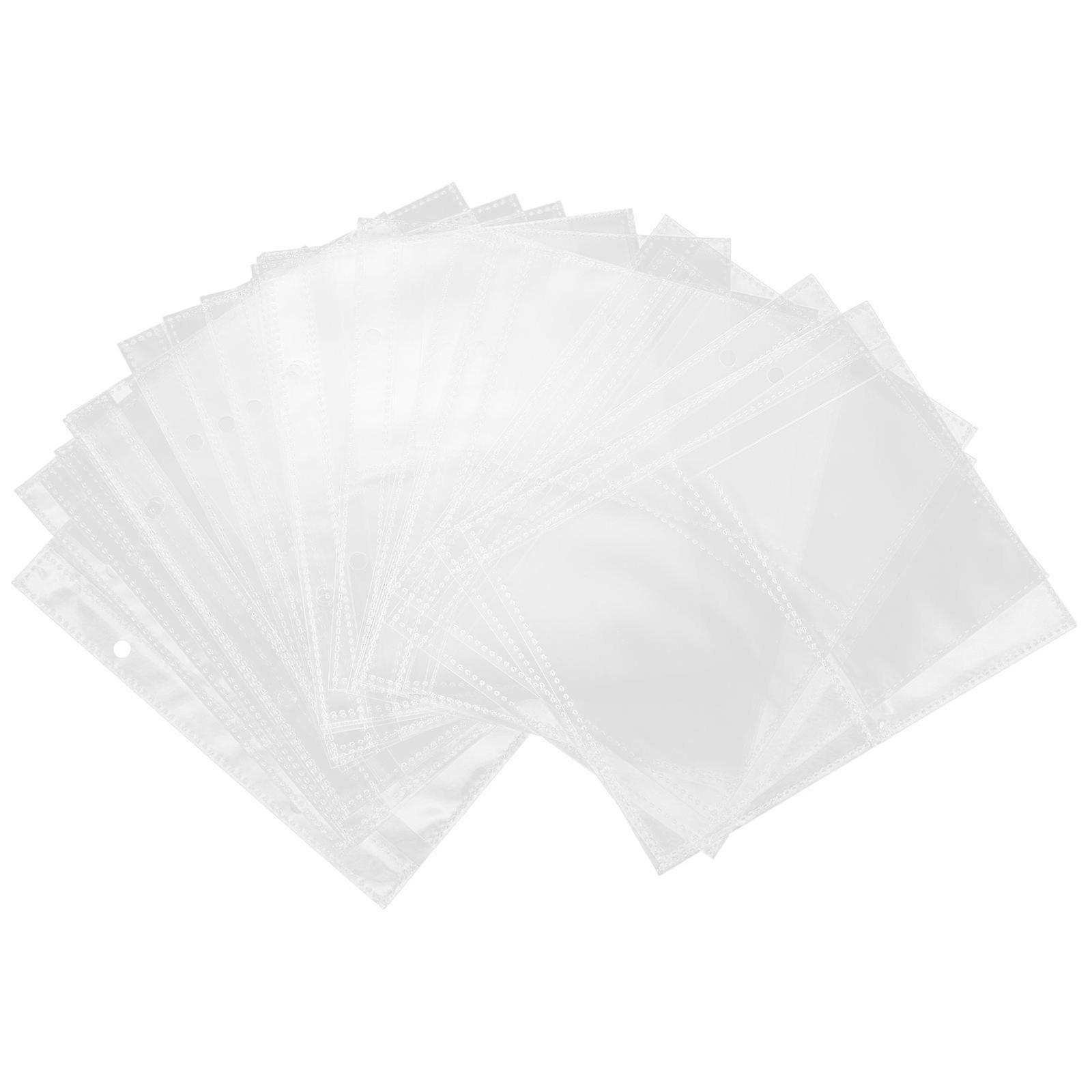 20PCS Refillable Photo Sleeve Inserts for Albums, Scrapbooks, Autographs, and Recipes – Compatible with Ring Binders